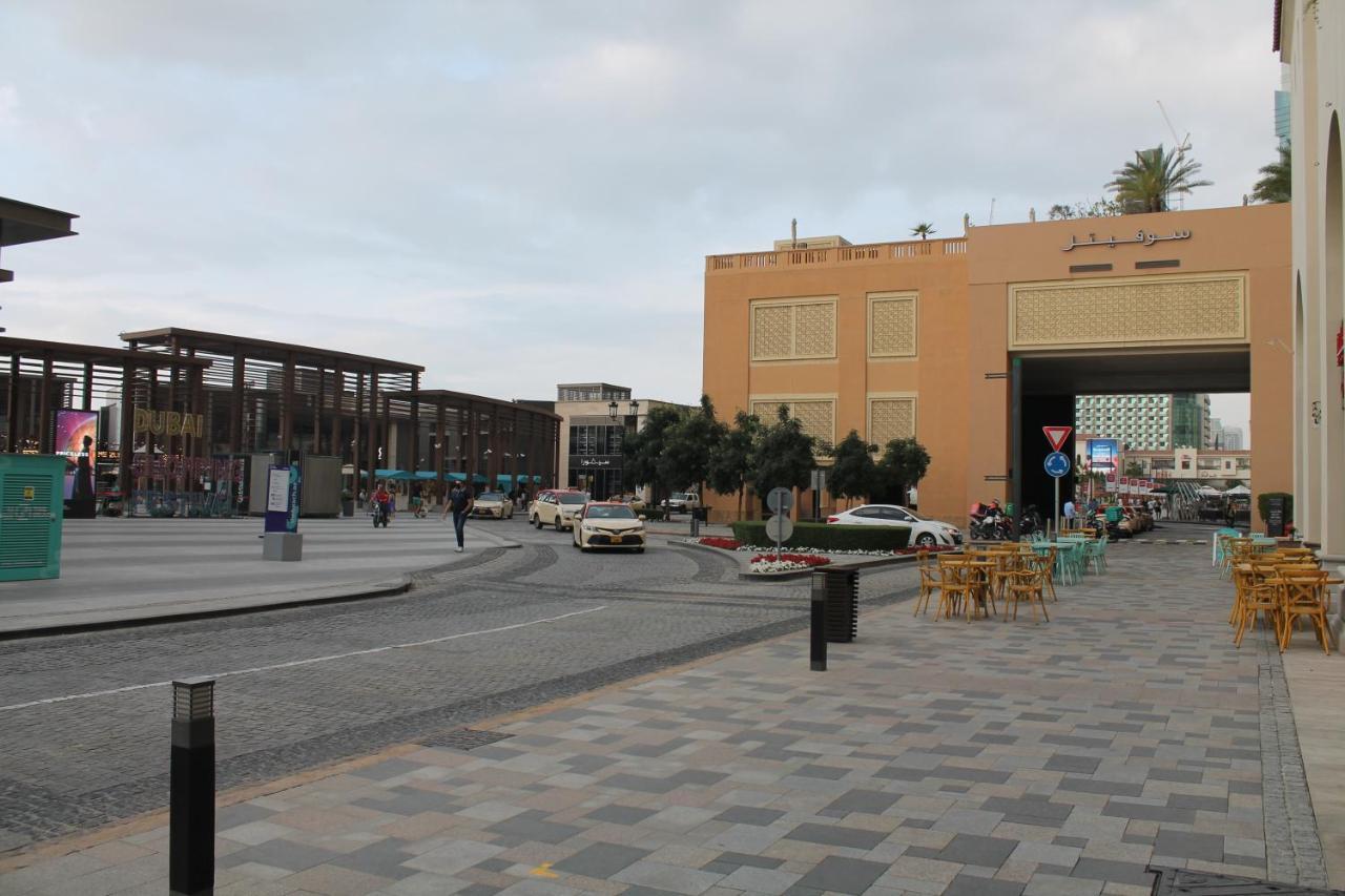 Newly Furnished One Bedroom Apartment Next To Metro & Beach In Marina Residence Dubai Eksteriør billede