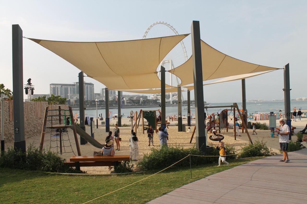 Newly Furnished One Bedroom Apartment Next To Metro & Beach In Marina Residence Dubai Eksteriør billede
