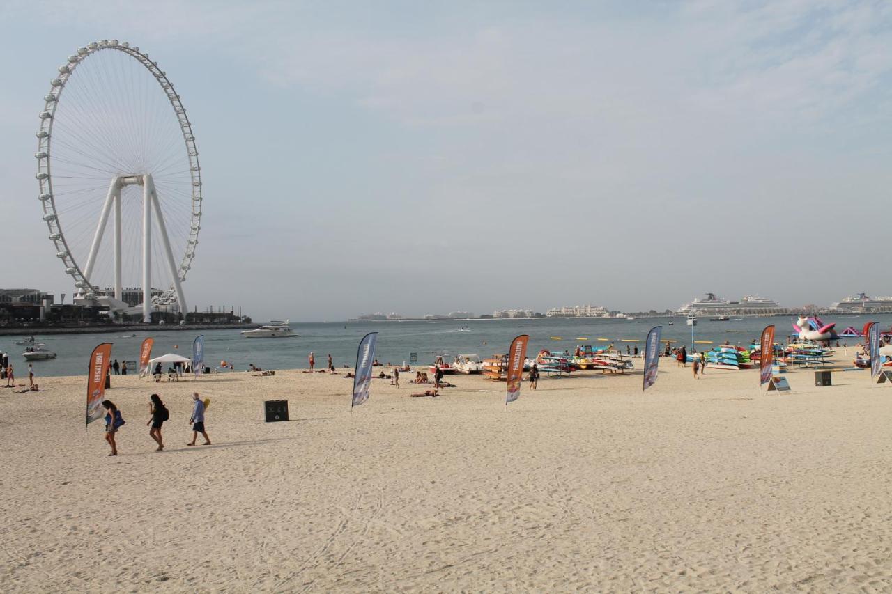 Newly Furnished One Bedroom Apartment Next To Metro & Beach In Marina Residence Dubai Eksteriør billede