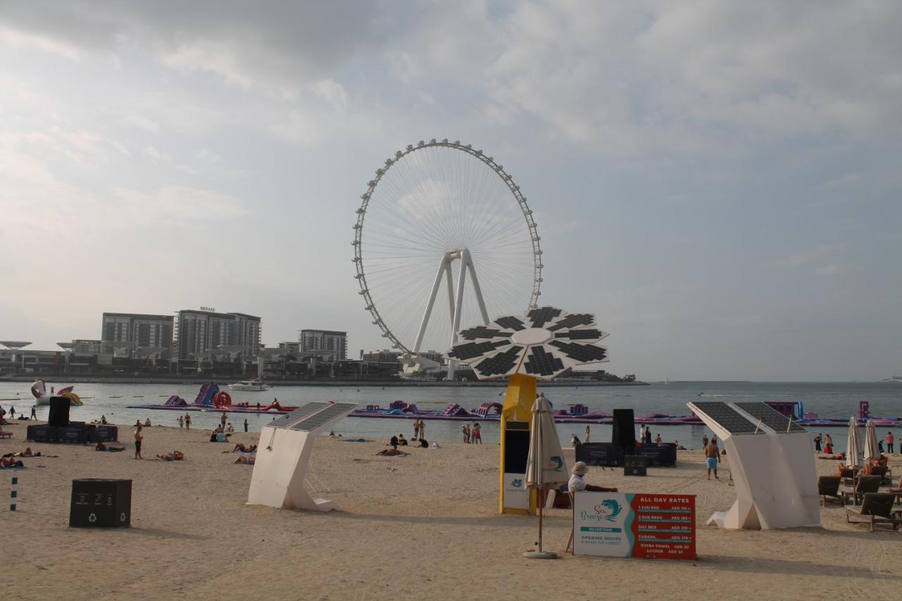 Newly Furnished One Bedroom Apartment Next To Metro & Beach In Marina Residence Dubai Eksteriør billede